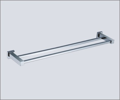 SQ Double Towel Rail - Click Image to Close