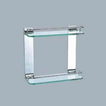 OS9010 Clear Double Glass Shelf