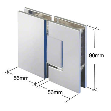 BDH180 Glass to Glass Hinge - Click Image to Close